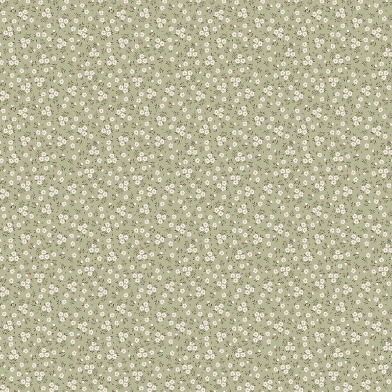 Anne of Green Gables - Ditsy Sage | 44/45 Cotton (C16126R-SAGE) - Sold in UNITS of 1/4 metre