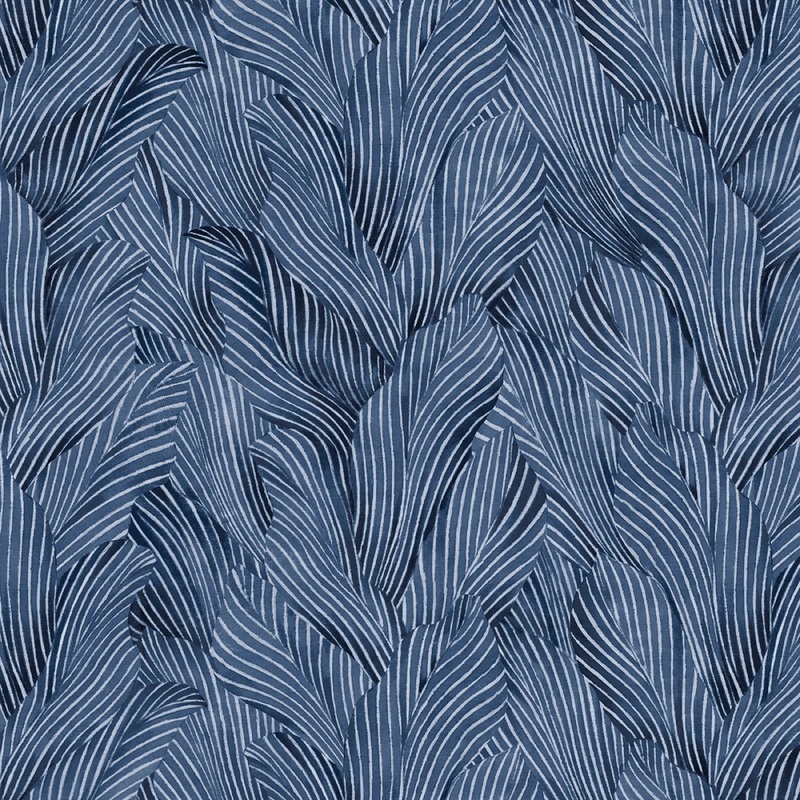 Earth Tones by P&B Textiles Collection - Tonal Leaves | 108 Cotton (EARW05785-N)  Sold in UNITS of  metre