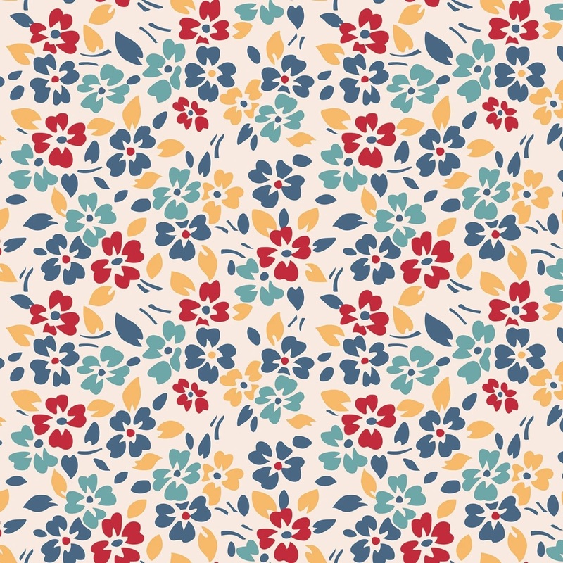 Americana by Lori Holt Collection - Glory Multi | 108 Cotton (WB16105R-MULTI) - Sold in UNITS of 1/4 metre