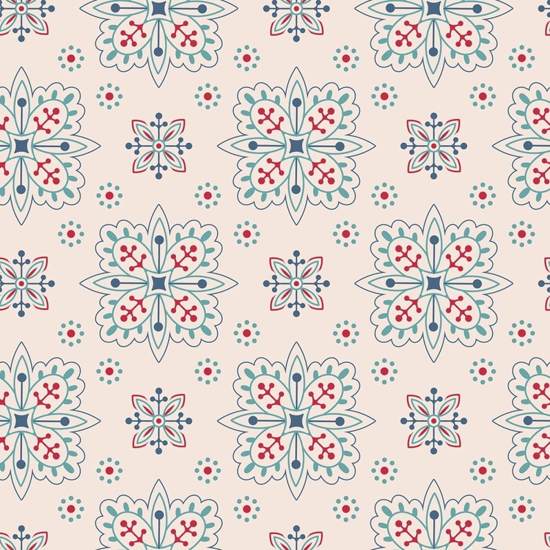 Americana by Lori Holt Collection - Parade Raindrop | 108 Cotton (WB16104R-RAINDROP) - Sold in UNITS of 1/4 metre