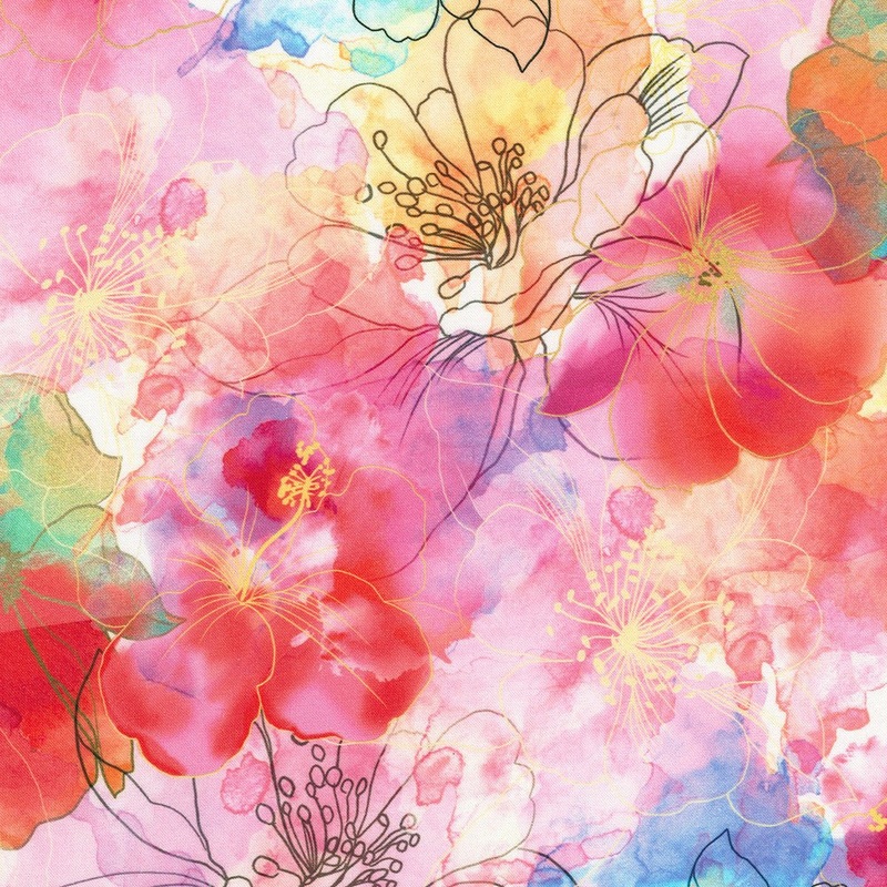 Blossom from Robert Kaufman | 108 Cotton (SRKDX22687106) - Sold in UNITS of 1/4 metre