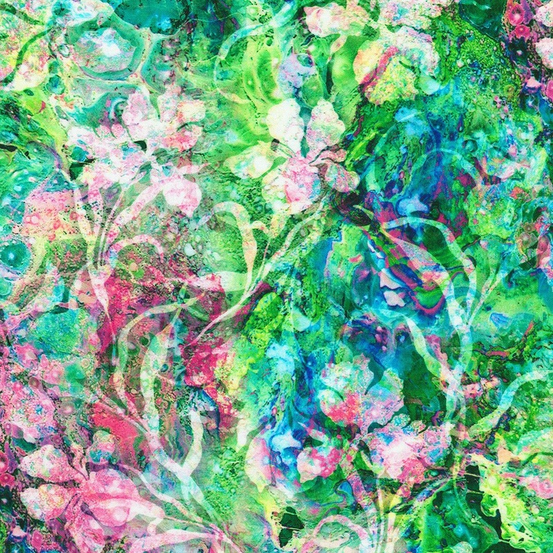 Sweet Pea from Robert Kaufman | 108 Cotton (SRKDX2212355) - Sold in UNITS of 1/4 metre