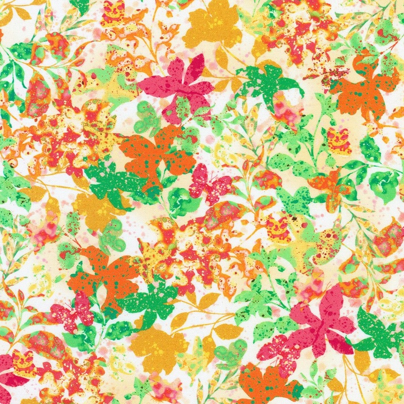 Tiger Lily from Robert Kaufman | 108 Cotton (SRKDX21959464) - Sold in UNITS of 1/4 metre