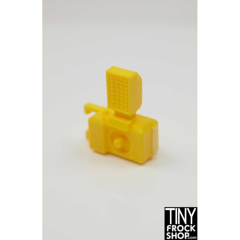 12 Fashion Doll Yellow Travel Camera