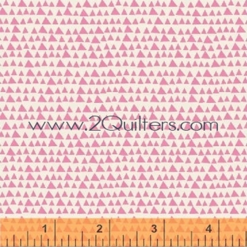 *Closeout Sale* Hand Picked, Triangles in Pink, 22 (LAST PIECE)