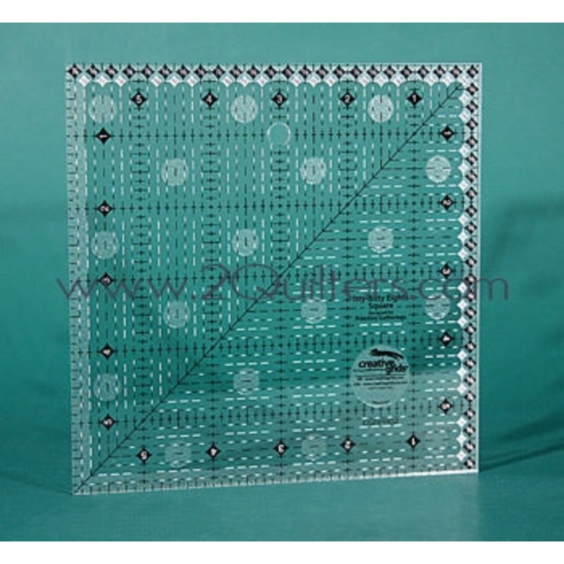 Creative Grids Itty-Bitty Eights Square Ruler 6in x 6in