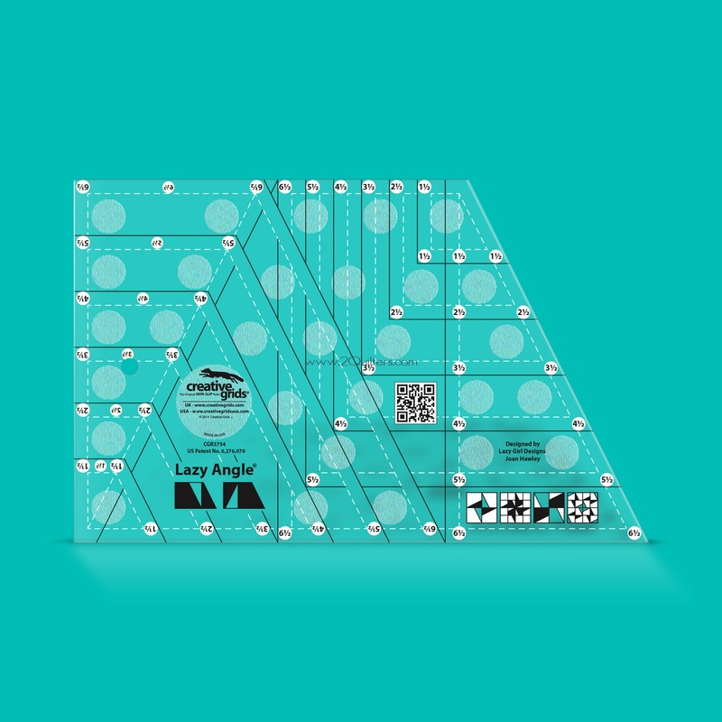 Creative Grids Lazy Angle Quilt Ruler