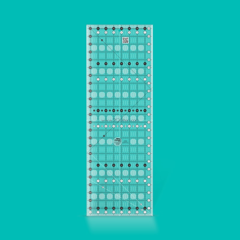 Creative Grids Non Slip Quilt Ruler: 8-1/2in x 24-1/2in (CGR824)