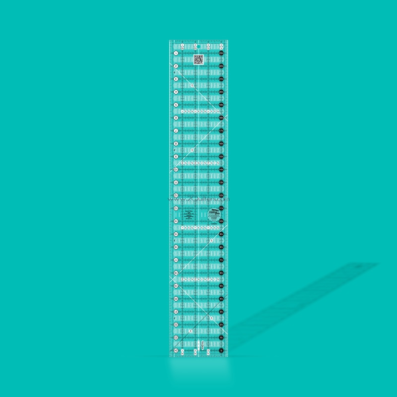 Creative Grids Quick Trim And Circle Quilt Ruler Two: 4-1/2in x 24-1/2in