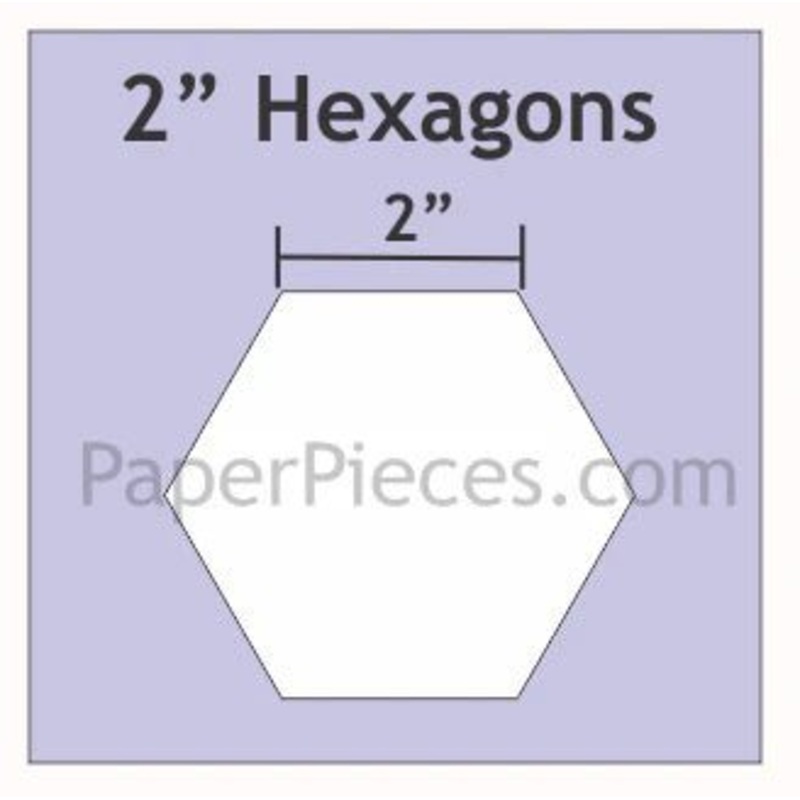 2 Hexagons - 25 Pieces - Small Package (HEX200S)