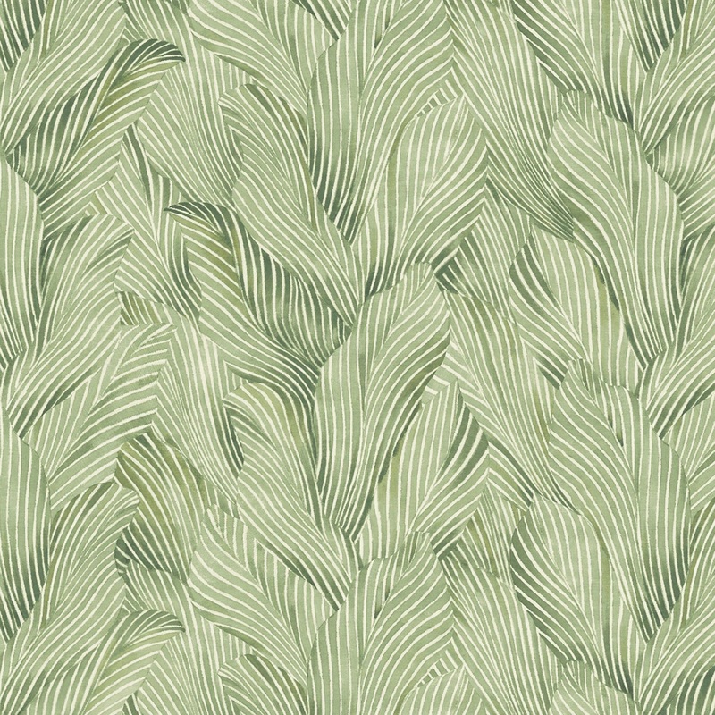 Earth Tones by P&B Textiles Collection - Tonal Leaves | 108 Cotton (EARW05785-A)  Sold in UNITS of  metre