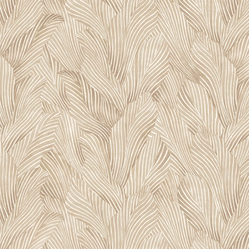 Earth Tones by P&B Textiles Collection - Tonal Leaves | 108 Cotton (EARW05785-E)  Sold in UNITS of  metre