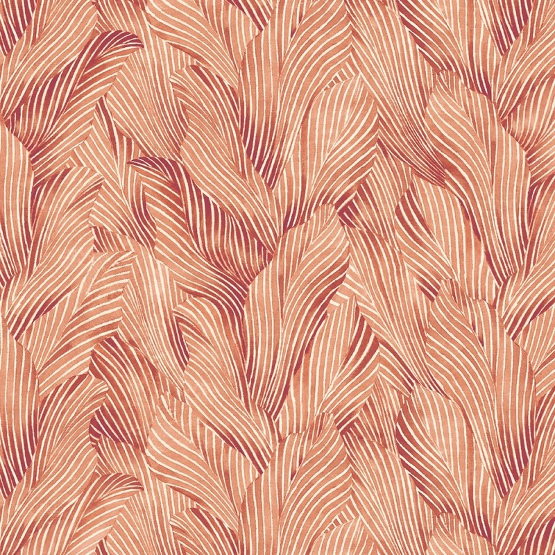 Earth Tones by P&B Textiles Collection - Tonal Leaves | 108 Cotton (EARW05785-J)  Sold in UNITS of  metre