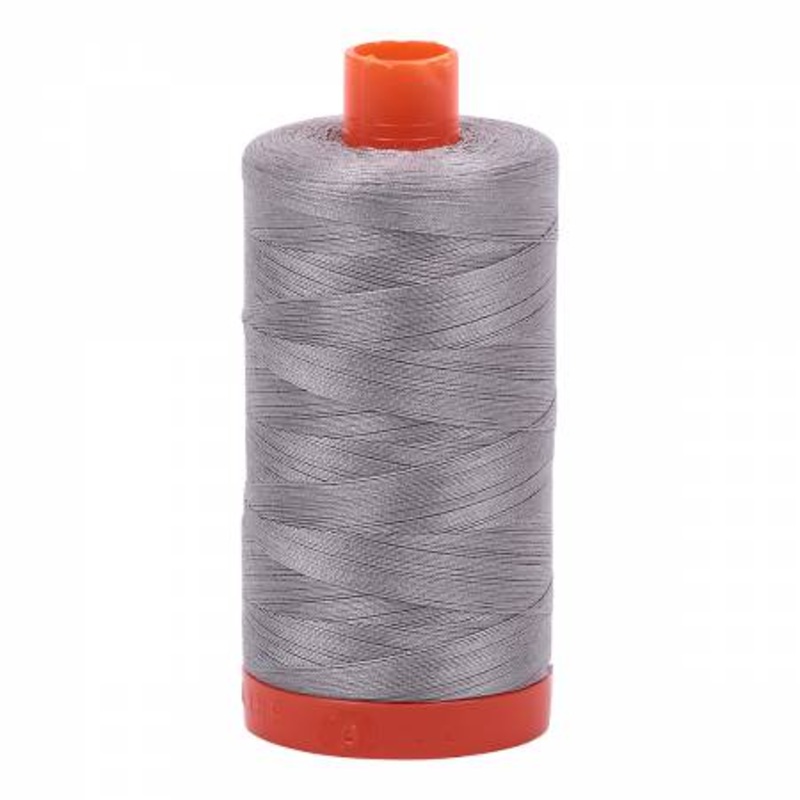 Thread Aurifil Cotton 50wt 1422yds Stainless Steel 2620