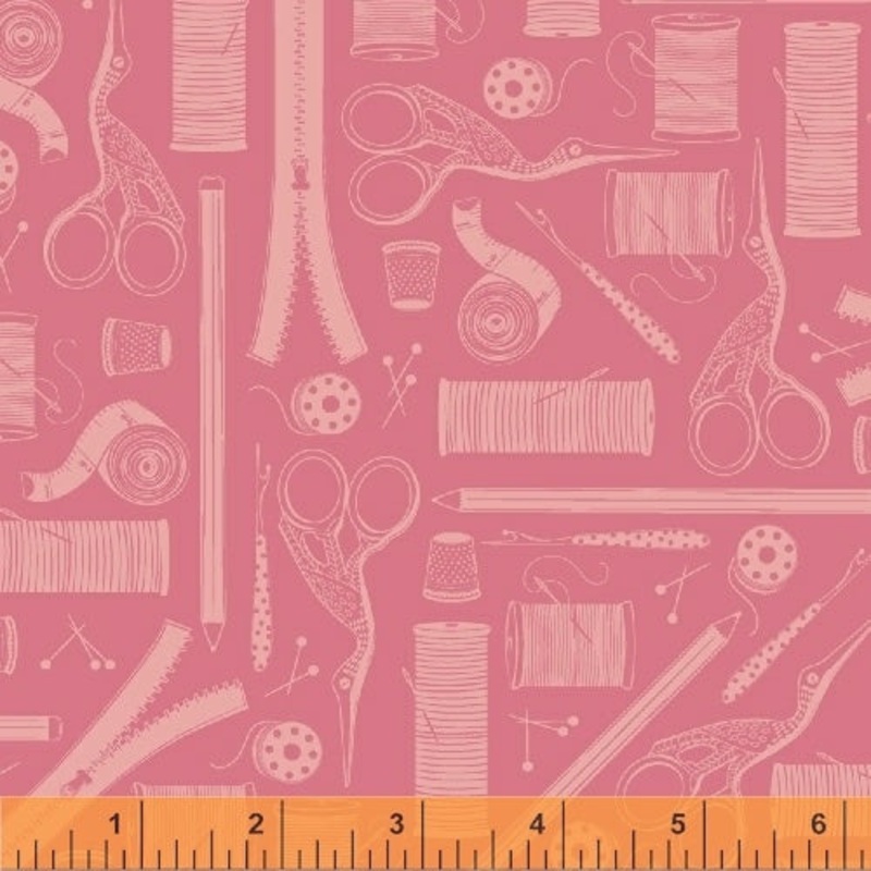 *Closeout Sale* Crafters Gonna Craft, Tools - Rose, per half-yard