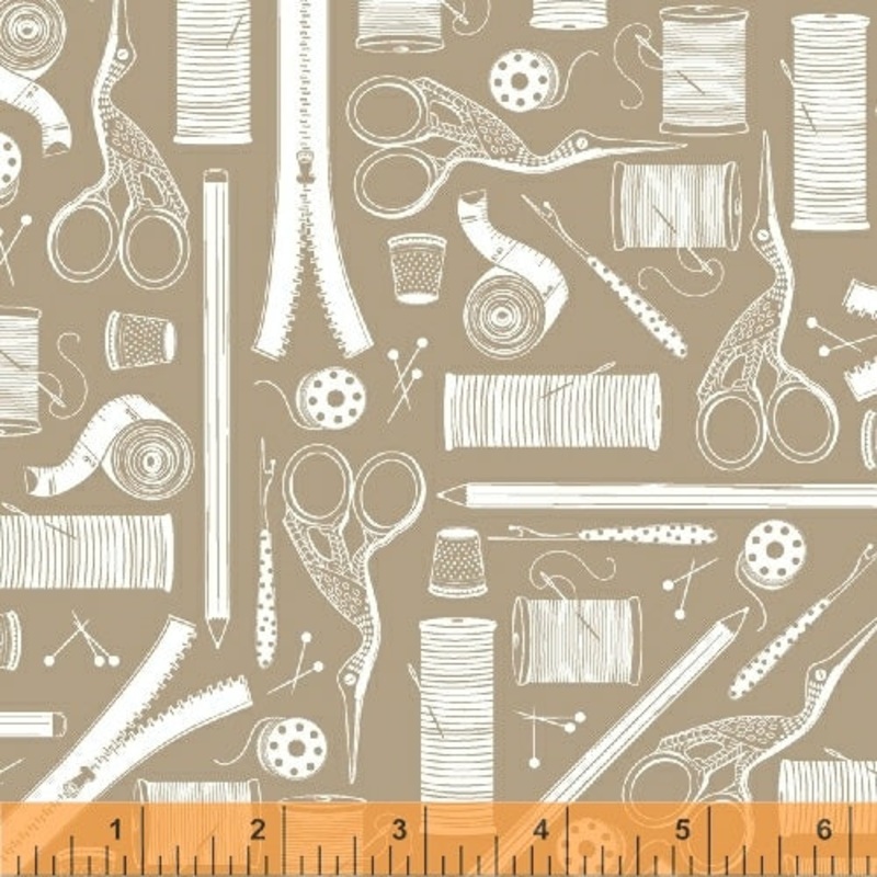 *Closeout Sale* Crafters Gonna Craft, Tools - Tan, per half-yard