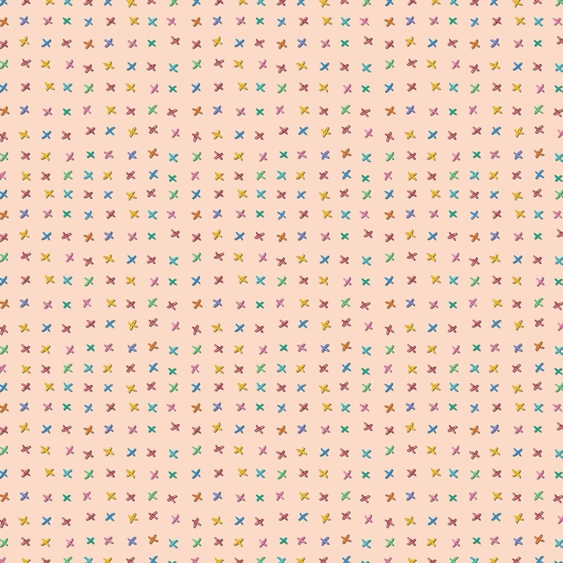 Creamsicle Cross Stitch | 43/44 Cotton (DDC12152-CRMS) - Sold in UNITS of  metre