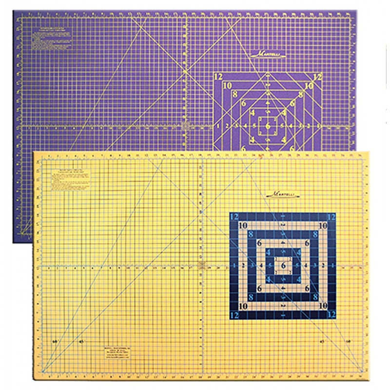 Martelli Rotary Self-healing Cutting Mat 2-Colour Contrasting Mat  26x38 (large)