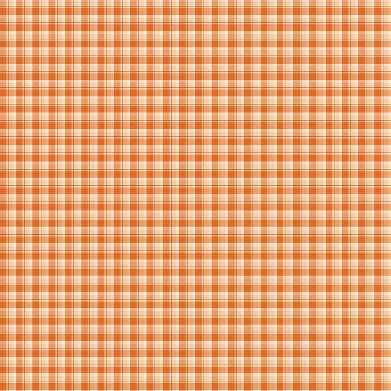 The Awe of Autumn Plaid Orange | 44/45 Cotton (C16193R-ORANGE) - Sold in UNITS of 1/4 metre