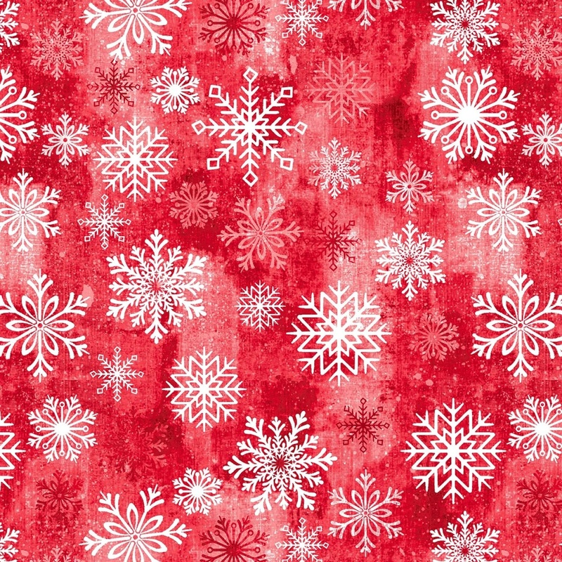 Candy Snowflake Toss | 108 Cotton (8398S-88) - Sold in UNITS of 1/4 metre