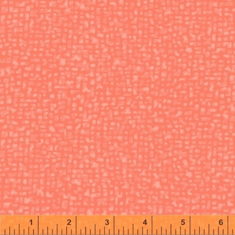 *Closeout Sale* Bedrock in Papaya, Windham Fabrics, per half-yard