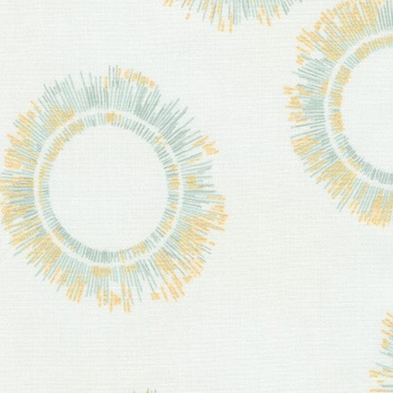 *Closeout Sale* Winter Shimmer, Fog Circles, per half-yard (with Metallic Accents)