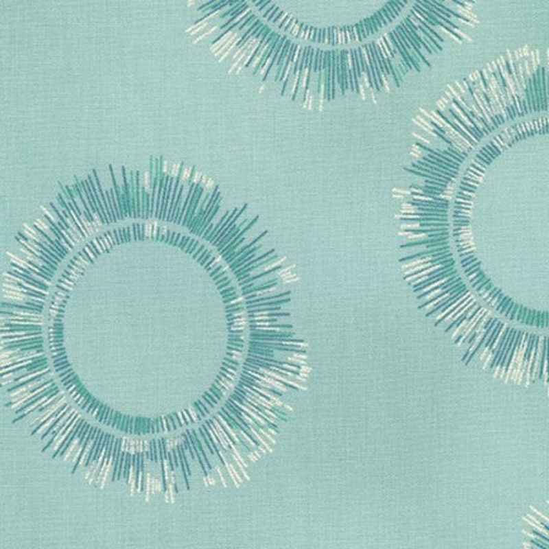 *Closeout Sale* Winter Shimmer, Sky Circles, per half-yard (with Metallic Accents)