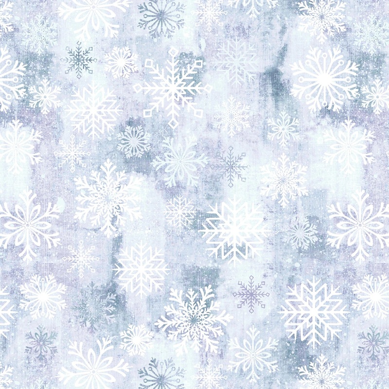 Enchanted Snowflake Toss  | 108 Cotton (8398S-15) - Sold in UNITS of 1/4 metre