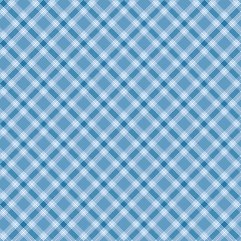 Plaid Light Blue | 108 Cotton (14944WB-53) - Sold in UNITS of 1/4 metre