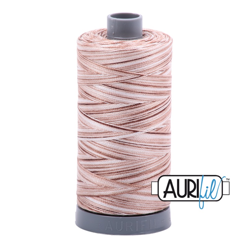 Aurifil 28wt Thread - Biscotti - Variegated #4666