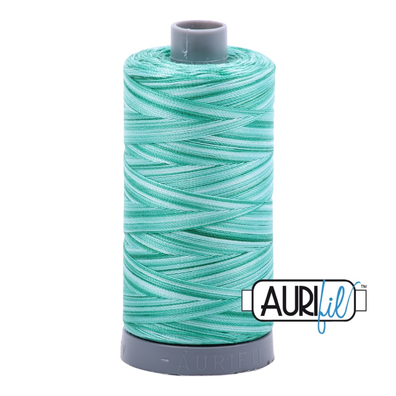 Aurifil 28wt Thread - Creme de Menthe - Variegated #4662