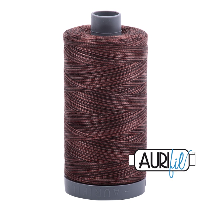 Aurifil 28wt Thread - Mocha Mousse - Variegated #4671