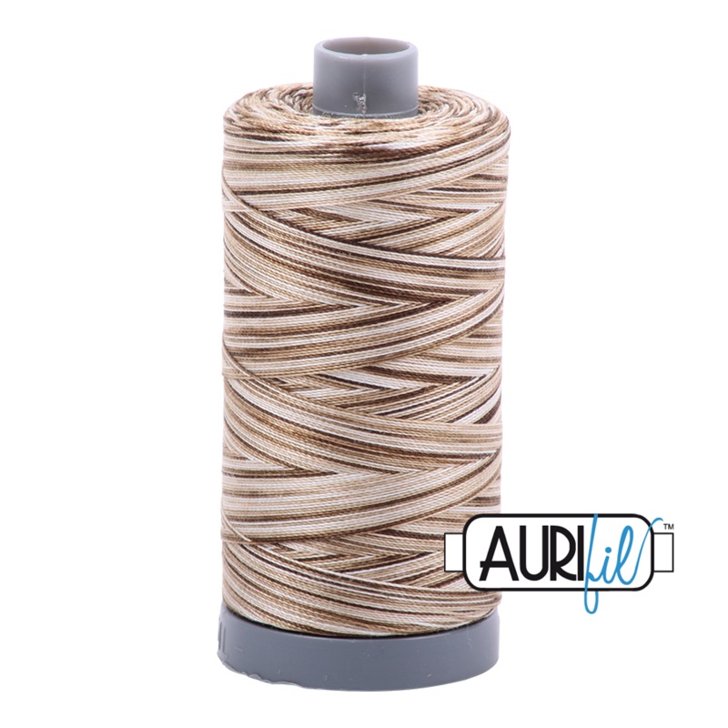 Aurifil 28wt Thread - Nutty Nougat - Variegated #4667