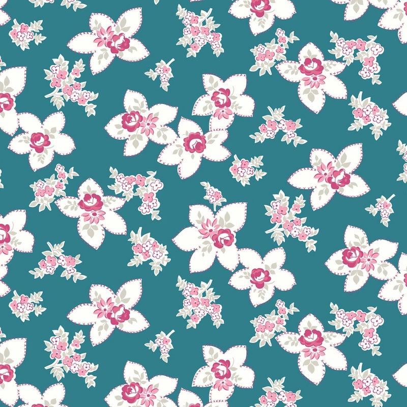 Blue Precious Petites by Gerri Robinson Collection 108 Cotton (WB15838R-BLUE) - Sold in UNITS of 1/4 metre