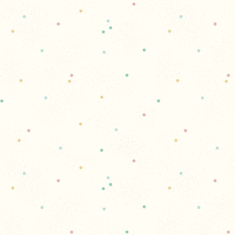 Dainty Daisy by Beverly McCullough Collection - Pastel | 108 Cotton (WB700R-PASTEL)  Sold in UNITS of  metre