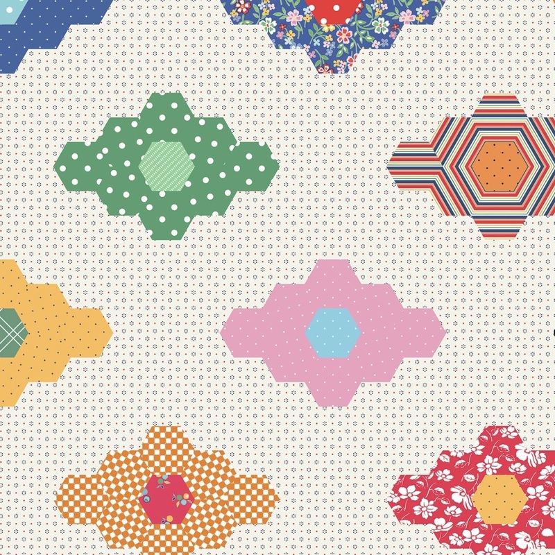 Diamond Ivory - Simple Pleasures by American Jane Collection| 108 Cotton (WB16659R-IVORY)  Sold in UNITS of  metre