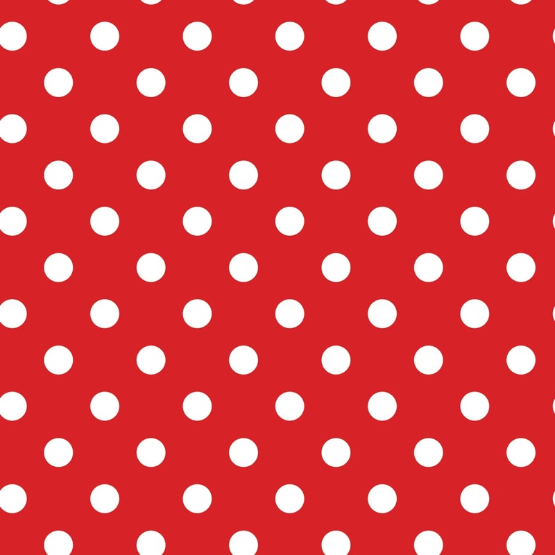 Polka Dots Red - Simple Pleasures by American Jane Collection | 108 Cotton (WB16661R-RED)  Sold in UNITS of  metre