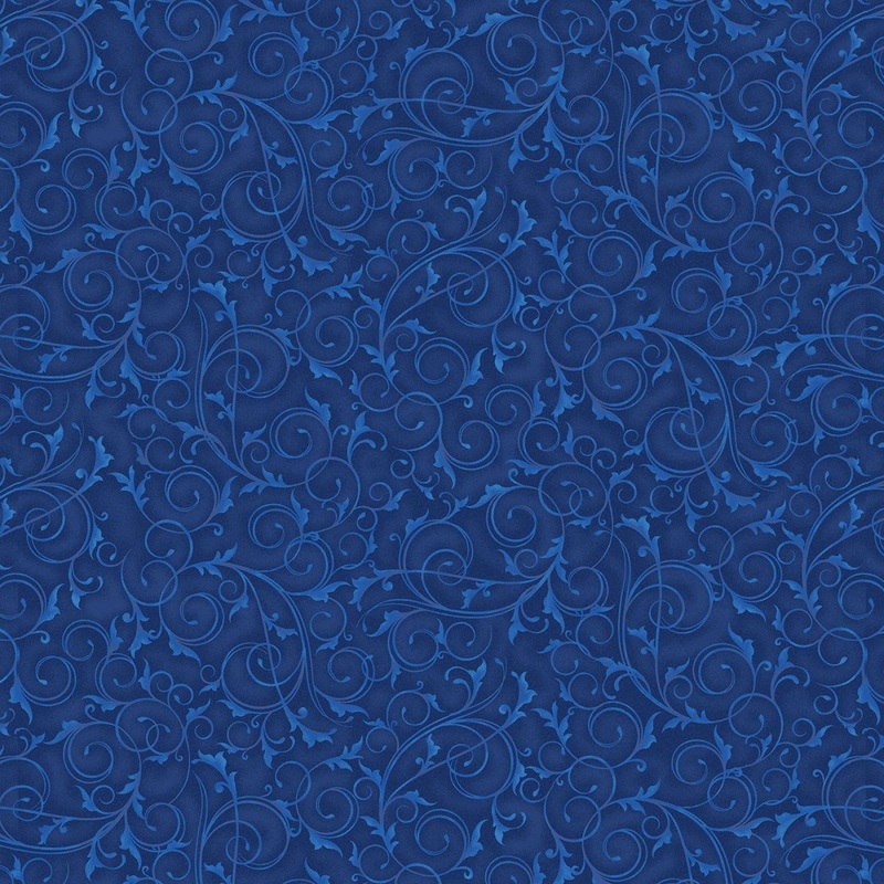 Royal Swirls & Twirls by Tango Twist Design Collection | 108 Cotton (BQ4221-77)  Sold in UNITS of  metre