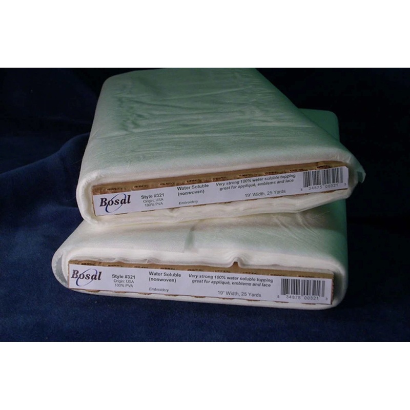 Wash-Away Plus Non-Woven Water Soluble Stabilizer 20 (321B-WHT)  - SOLD BY THE METRE