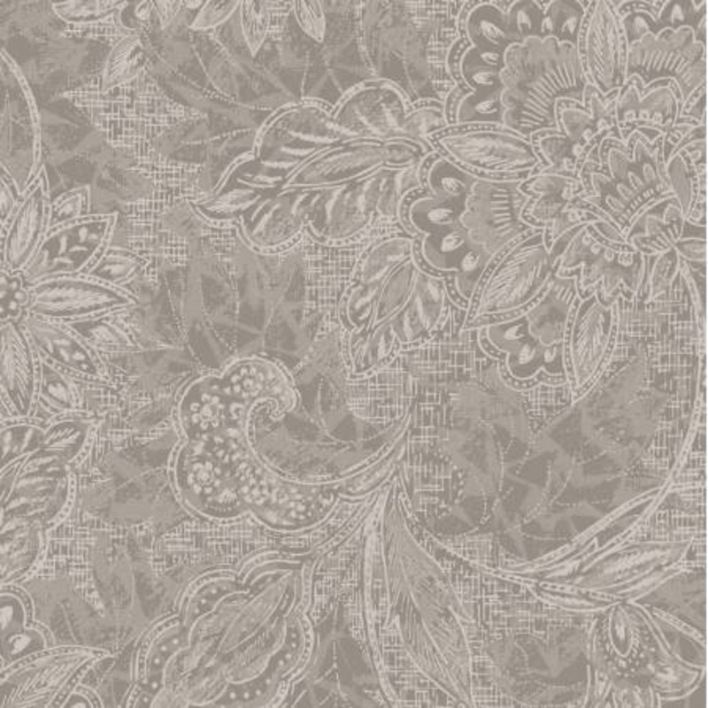 BOLT END Shadows-Jacquard Taupe 2.5m x  118 Digitally Printed Cotton