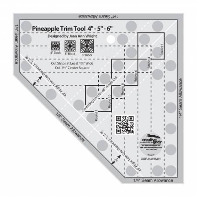 Notions Creative Grids Ruler -  Pineapple Trim Tool Mini