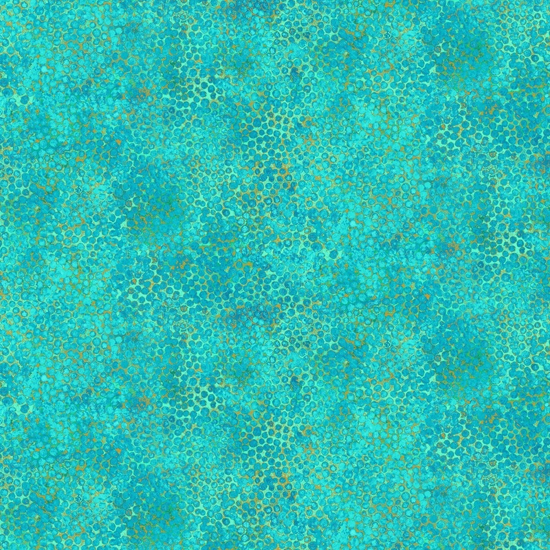 Shimmer - Lagoon  108 Cotton (B27897-66)  Sold in UNITS of  metre