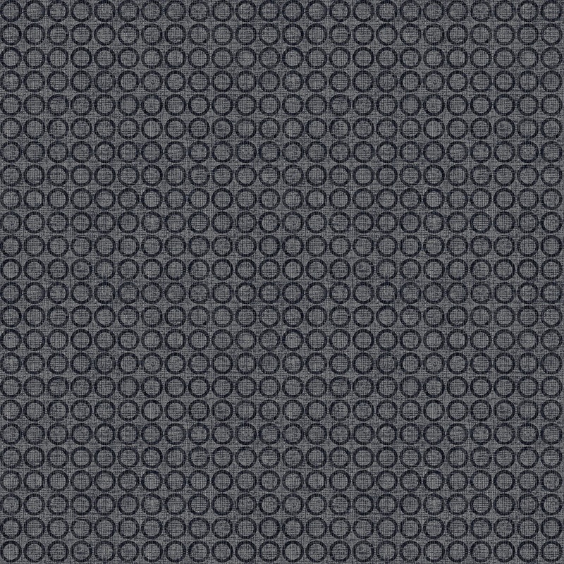 Urban Oasis - Circles Charcoal | 43/44 Flannel (F28323-96) - Sold in UNITS of  metre