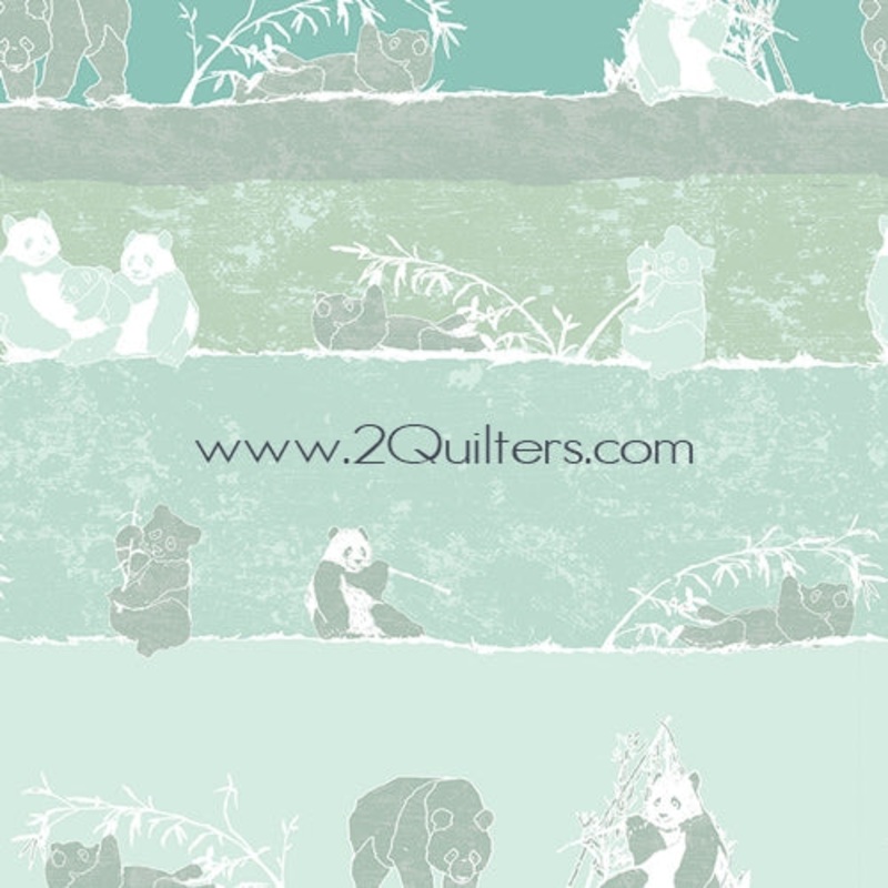 *Closeout Sale* Pandalicious, Panda Says Yum, per half-yard