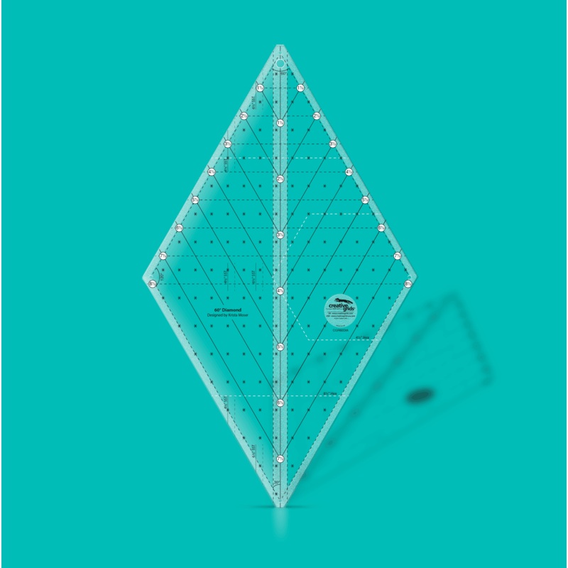 Creative Grids 60 Degree Diamond Ruler