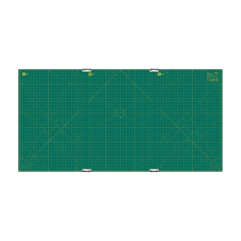 Olfa Clips/3: 35 x 70 self-healing mat with clips