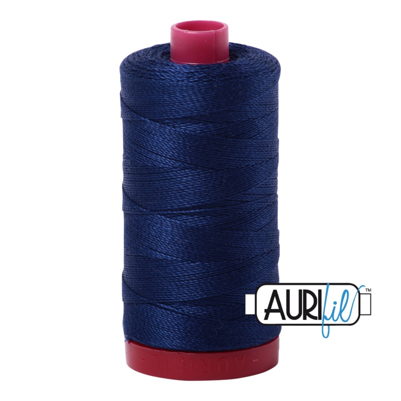Aurifil 12wt Thread - Large Spool Dark Navy #2784
