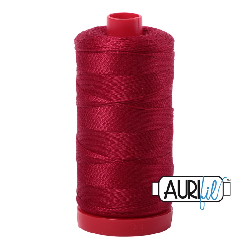 Aurifil 12wt Thread - Large Spool Wine #2260
