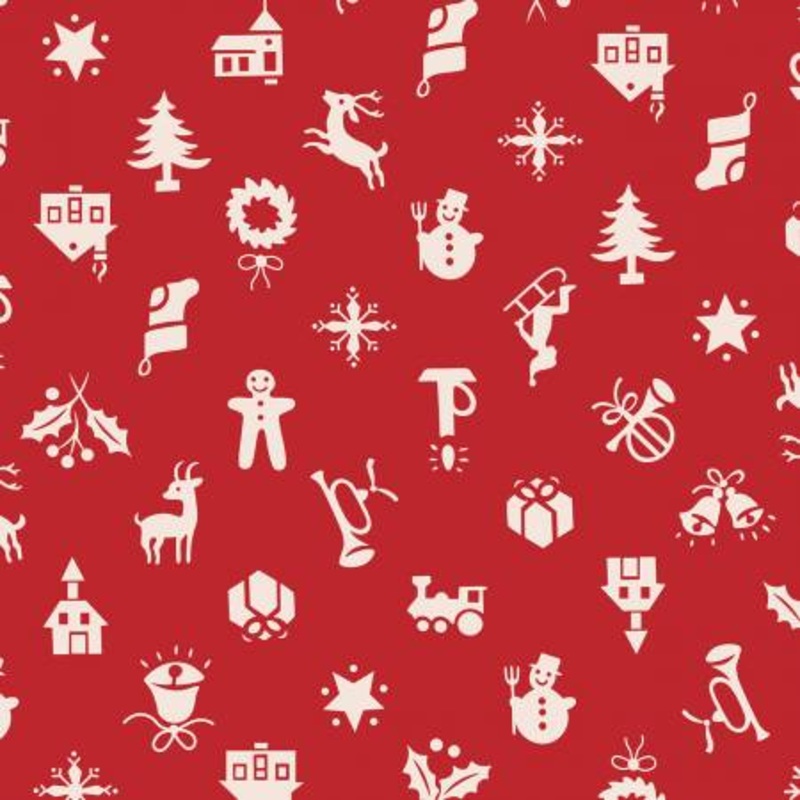 BOLT END Christmas Schoolhouse 2m x 108 Cotton