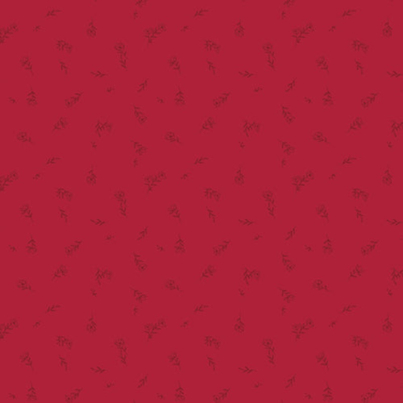 *Closeout Sale* Art Gallery Fabrics, The Flower Society, Dainty Fleuriste Ruby, per half-yard